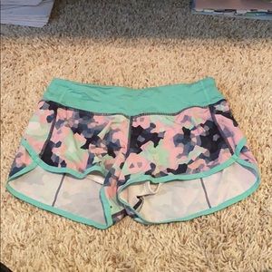 Multi color lululemon shorts